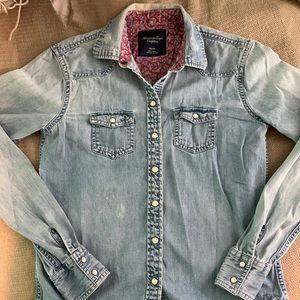 American Eagle Denim Shirt | XS